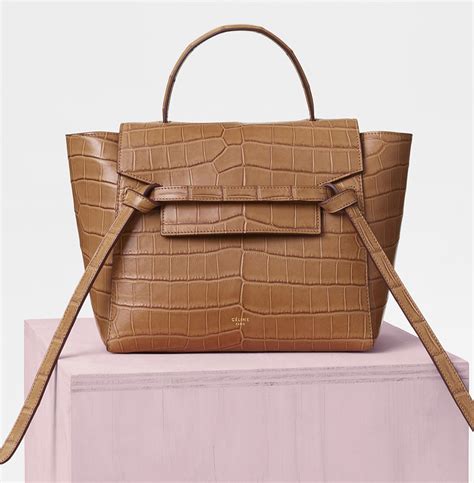 celine belt tote small|celeine crocodile bag.